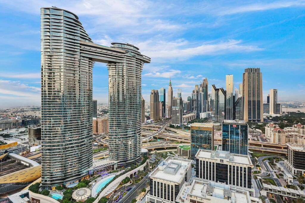 First Class 3Br Panoramic Skyline View Apartment Dubai Exterior photo